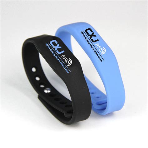 adjustable rfid nfc silicone wristband|RFID Silicone Wristbands .